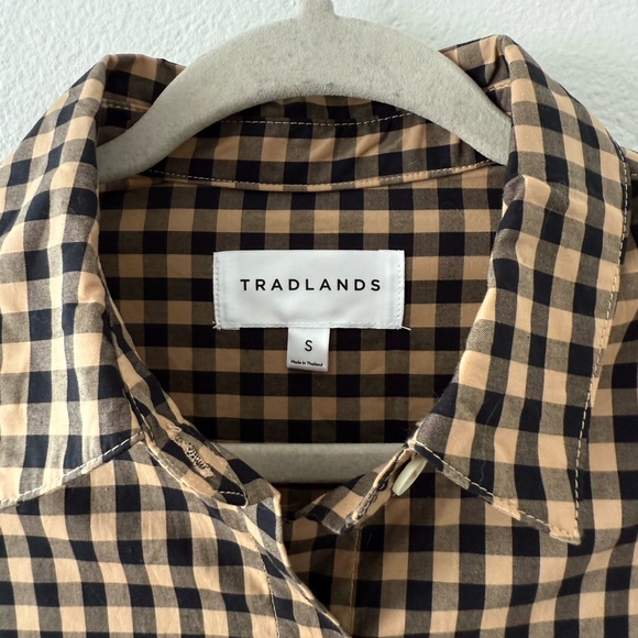 Tradlands popover button up oversized shirt size Small - Picture 6 of 7